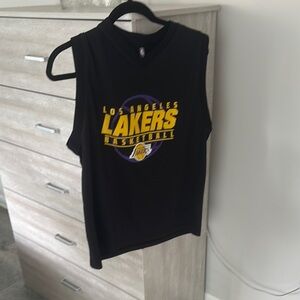 Los Angeles Lakers Kids Black Basketball Tank Top
